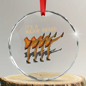 Funny Christmas Movie It's A Major Award Crystal Glass Ornament Italian Leg Lamp TS11 Transparent Glass 3'' Circle Print Your Wear