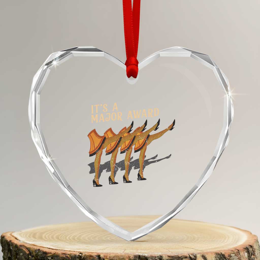 Funny Christmas Movie It's A Major Award Heart Crystal Glass Ornament Italian Leg Lamp TS11 Transparent Glass 3'' Heart Print Your Wear