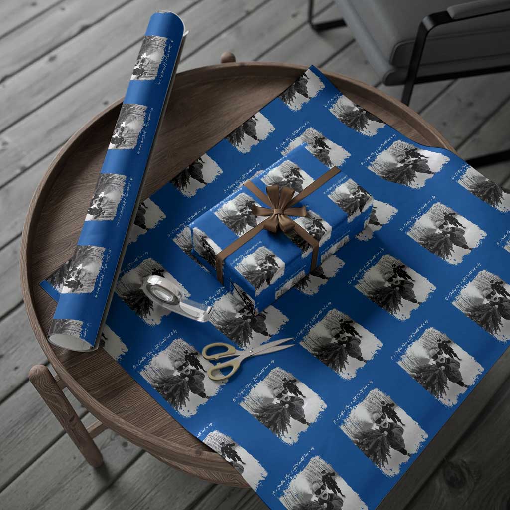 Funny Christmas Movie Wrapping Paper Roll Funny Kevin Home Xmas Meme Alone TS10 Blue Print Your Wear