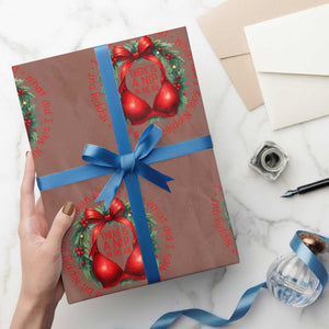 Funny Christmas Movie Wrapping Paper Roll Its A Bit Nipply Out I Mean Nippy Out What Did I Say Nipple TS11 Mocha Print Your Wear
