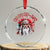 Funny Christmas Native American Crystal Glass Ornament Ho Ho Lay War Bonnet Santa Indian Tribes - Print Your Wear