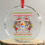 Funny Christmas Native American Crystal Glass Ornament Santa Kokopeli Medicine Wheel - Print Your Wear