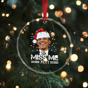 Funny Christmas Obama Crystal Glass Ornament Funny Santa Xmas Light TS10 Print Your Wear