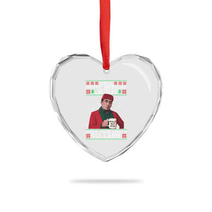 Funny Christmas Office Movie Heart Crystal Glass Ornament Well Happy Birthday Jesus Sorry Your Party Is So Lame TS11 Print Your Wear