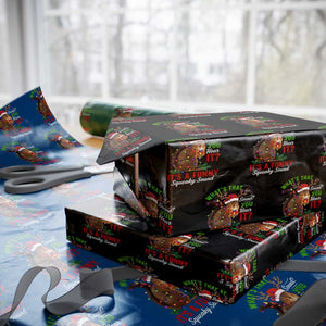 Funny Christmas Vacation Squirrel Movie Wrapping Paper Roll Whats That Sound You Hear It It Is A Funny Squeaky Sound TS11 Black Print Your Wear