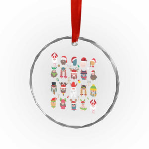 Funny Christmas Viking Crystal Glass Ornament Nordic Cute Viking Warriors TS11 Print Your Wear