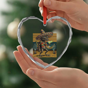 Funny Chupacabra Fiesta Heart Crystal Glass Ornament Cinco De Mayo Gift TS12 Print Your Wear