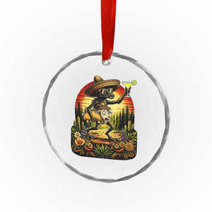 Funny Chupacabra Goat Taco Lover Crystal Glass Ornament Cinco De Mayo Party Gift TS12 Print Your Wear