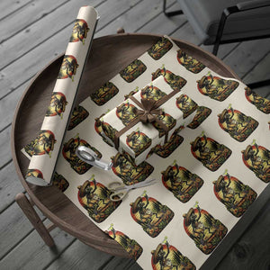 Funny Chupacabra Goat Taco Lover Wrapping Paper Roll Cinco De Mayo Party Gift TS12 Beige Print Your Wear