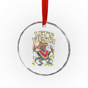 Funny Chupacabra Lets Fiesta Crystal Glass Ornament Cinco De Mayo Gift TS12 Print Your Wear