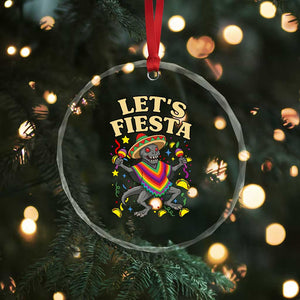 Funny Chupacabra Lets Fiesta Crystal Glass Ornament Cinco De Mayo Gift TS12 Print Your Wear