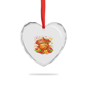 Funny Cinco De Mayo Basketball Heart Crystal Glass Ornament Mexican Fiesta Hoops Party TS12 Print Your Wear
