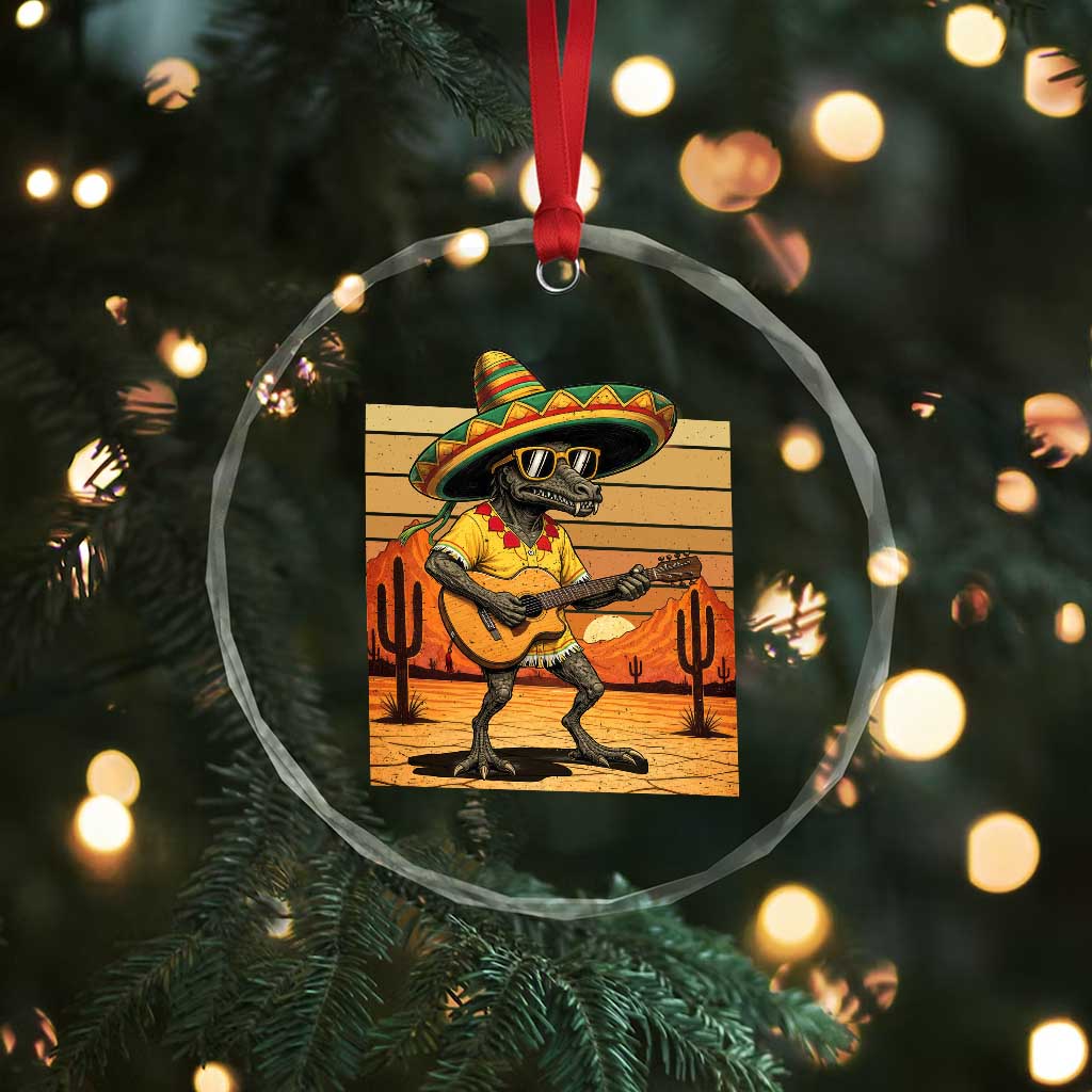 Funny Cinco De Mayo Chupacabra Crystal Glass Ornament Guitar Fiesta Gift TS12 Print Your Wear