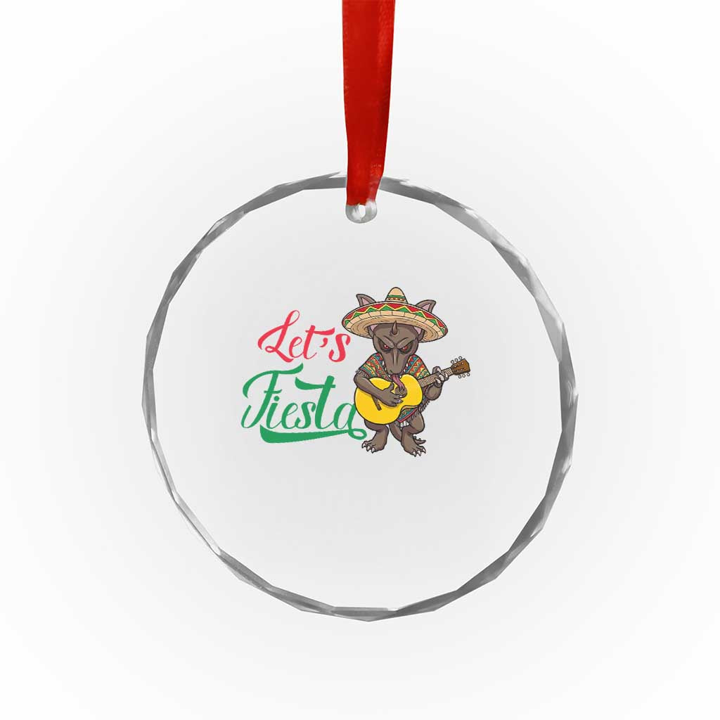 Funny Cinco De Mayo Chupacabra Crystal Glass Ornament Lets Fiesta TS12 Print Your Wear