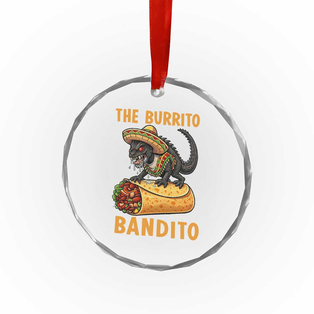 Funny Cinco De Mayo Chupacabra Crystal Glass Ornament The Burrito Bandito TS12 Print Your Wear