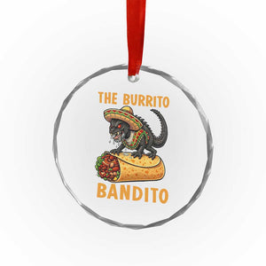 Funny Cinco De Mayo Chupacabra Crystal Glass Ornament The Burrito Bandito TS12 Print Your Wear