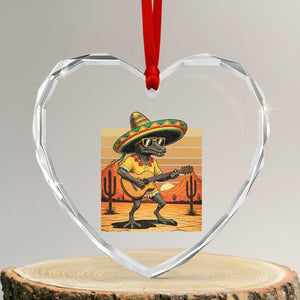 Funny Cinco De Mayo Chupacabra Heart Crystal Glass Ornament Guitar Fiesta Gift TS12 Transparent Glass 3'' Heart Print Your Wear