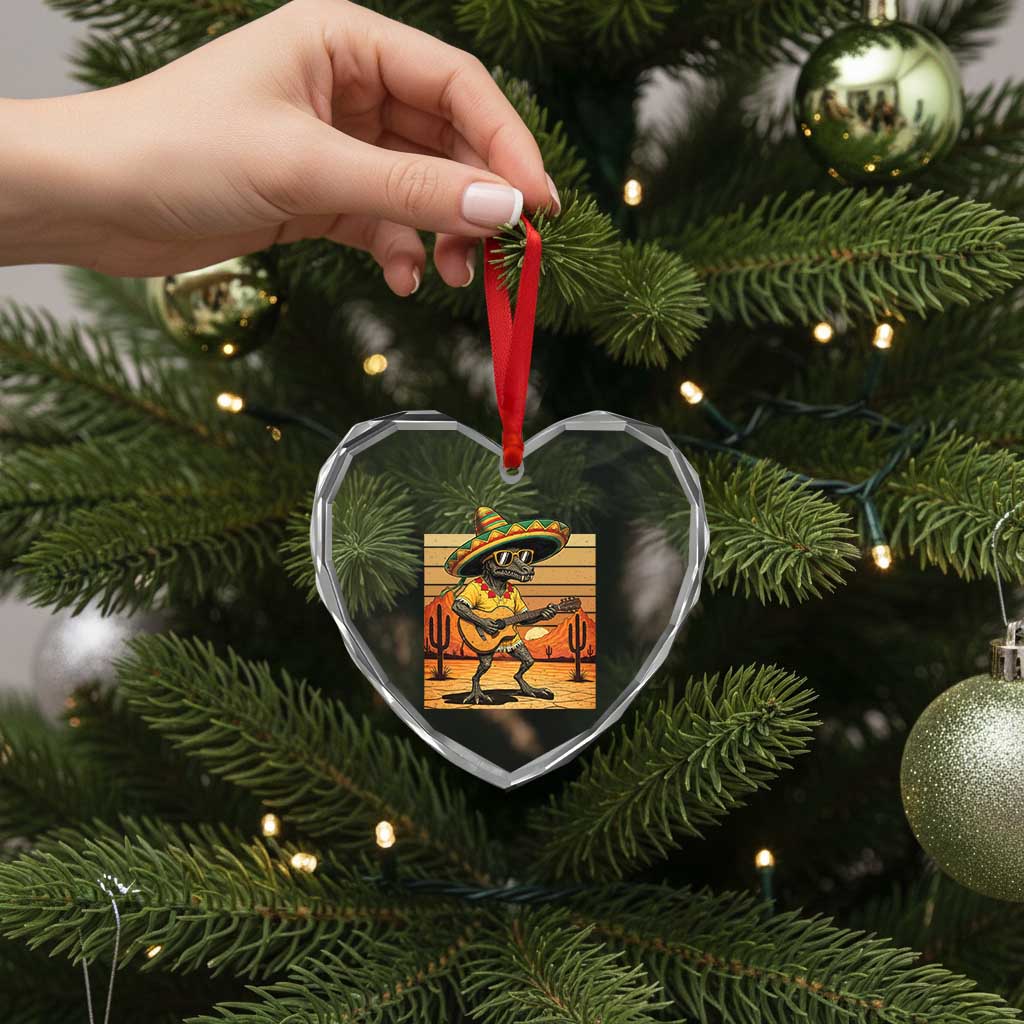 Funny Cinco De Mayo Chupacabra Heart Crystal Glass Ornament Guitar Fiesta Gift TS12 Print Your Wear