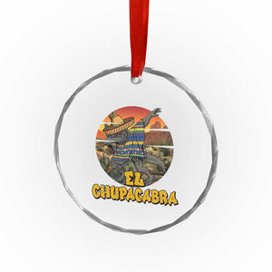Funny Cinco De Mayo Cryptid Lover Gift Crystal Glass Ornament El Squatcho Dabbing TS12 Print Your Wear
