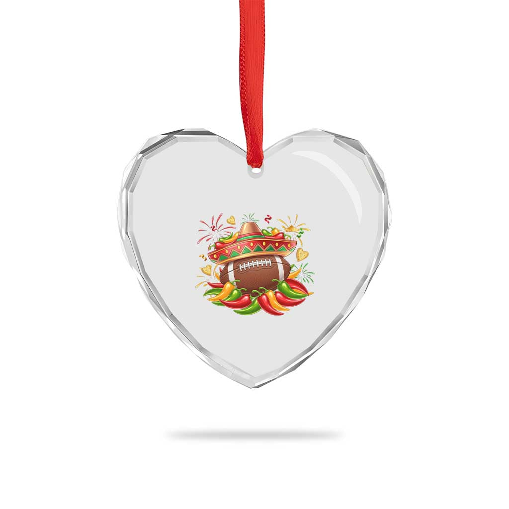 Funny Cinco De Mayo Football Heart Crystal Glass Ornament Mexican Fiesta Party TS12 Print Your Wear