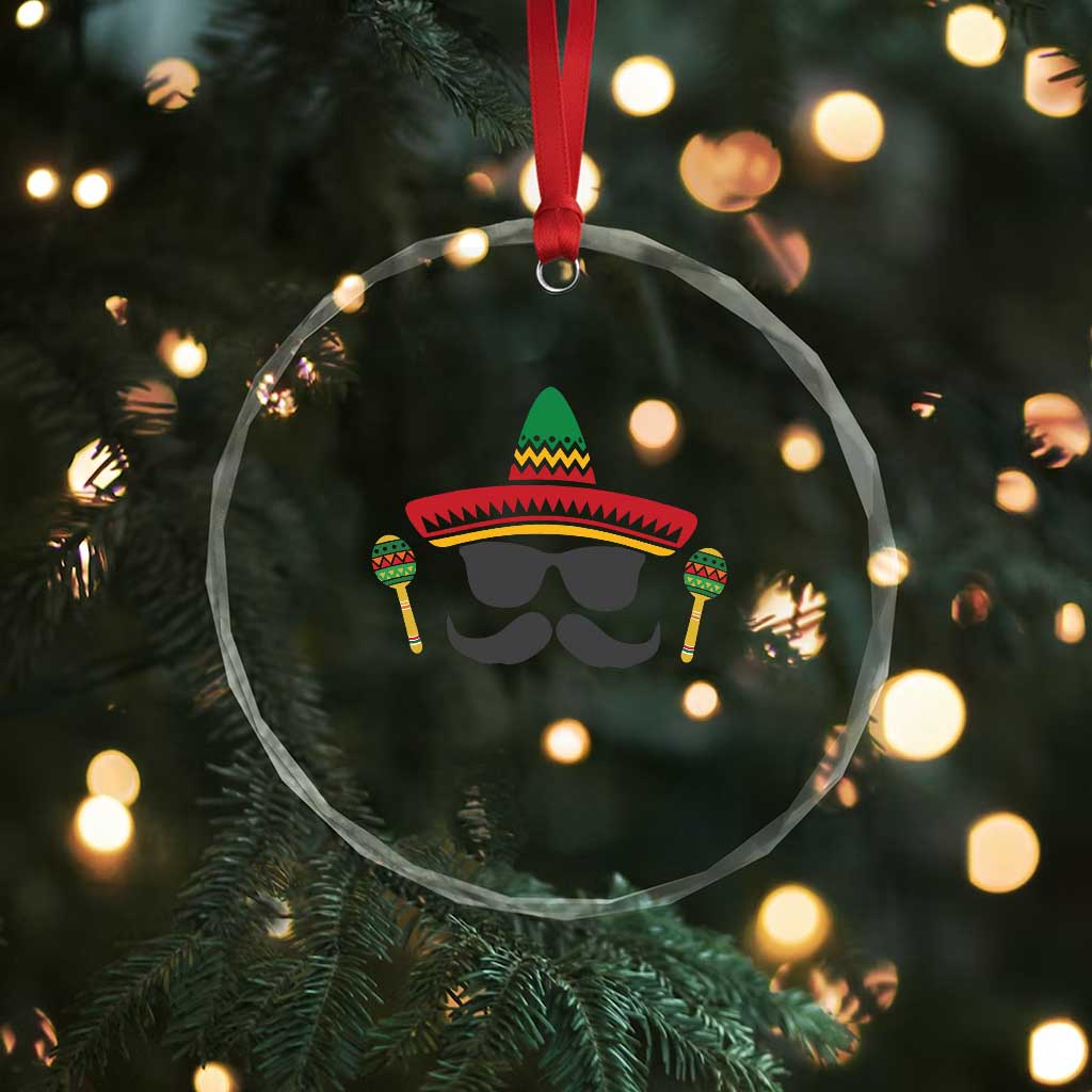 Funny Cinco De Mayo Maracas Characte Crystal Glass Ornament Fiesta Party Gift TS12 Print Your Wear