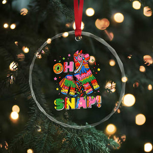 Funny Cinco De Mayo Pinata Candy Party Crystal Glass Ornament Oh Snap TS12 Print Your Wear