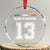 Funny Clara O'cocktail 13 Crystal Glass Ornament Irish Name Ireland Party St. Patricks Day Drinking Pub - Print Your Wear