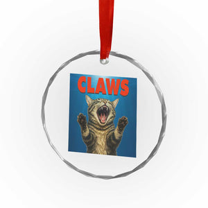 Funny Claws Cat Crystal Glass Ornament Horror Movie Parody TS12 Print Your Wear
