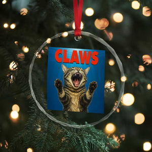 Funny Claws Cat Crystal Glass Ornament Horror Movie Parody TS12 Print Your Wear
