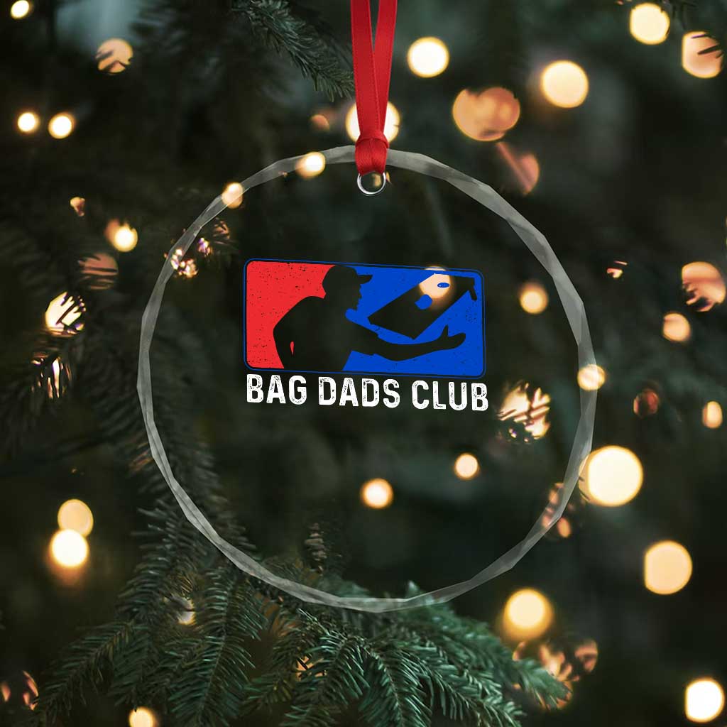 Funny Cornhole Bag Dads Club Crystal Glass Ornament TS10 Print Your Wear