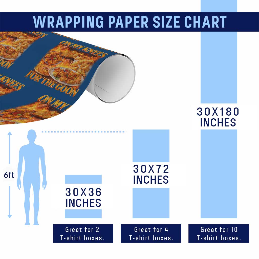Funny Crab Rangoon Meme Wrapping Paper Roll Vintage 90s Style On My Knees Bootleg Graphic TS10 Print Your Wear
