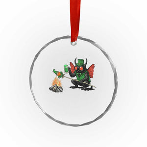 Funny Cryptid Mothman Crystal Glass Ornament St Patricks Day Gift TS12 Print Your Wear