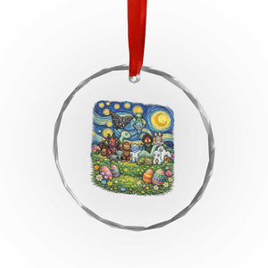 Funny Cryptid Starry Night Easter Crystal Glass Ornament Monster Lover Gift TS12 Print Your Wear
