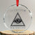 Funny Crypto Crystal Glass Ornament In Crypto We Trust Bitcoin Cryptocurrency - Print Your Wear