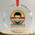 Funny Crypto Dad Crystal Glass Ornament Just Like A Normal Dad But Way Cooler Cryptocurrency Retro - Print Your Wear