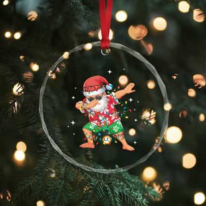 Funny Crystal Glass Ornament Dabbing Santa Boys Girls Men Xmas Dab Kid TS10 Print Your Wear