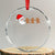 Funny Crystal Glass Ornament Santa Eating Gingerbread Men Gamer Men Women Kids TS10 Transparent Glass 3'' Circle Print Your Wear