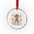 Funny Cute Boy Lederhosen Oktoberfest Crystal Glass Ornament Lederhosn I Bin Nur Zum Feiern Da Party TS02 Transparent Glass 3'' Circle Print Your Wear