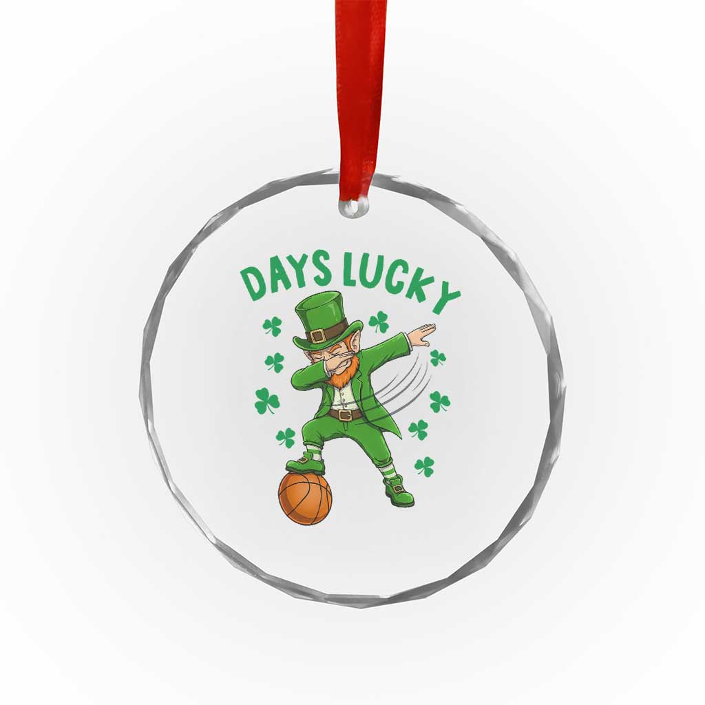 Funny Dabbing Leprechaun St Patricks Day Crystal Glass Ornament Days Lucky TS14 Print Your Wear