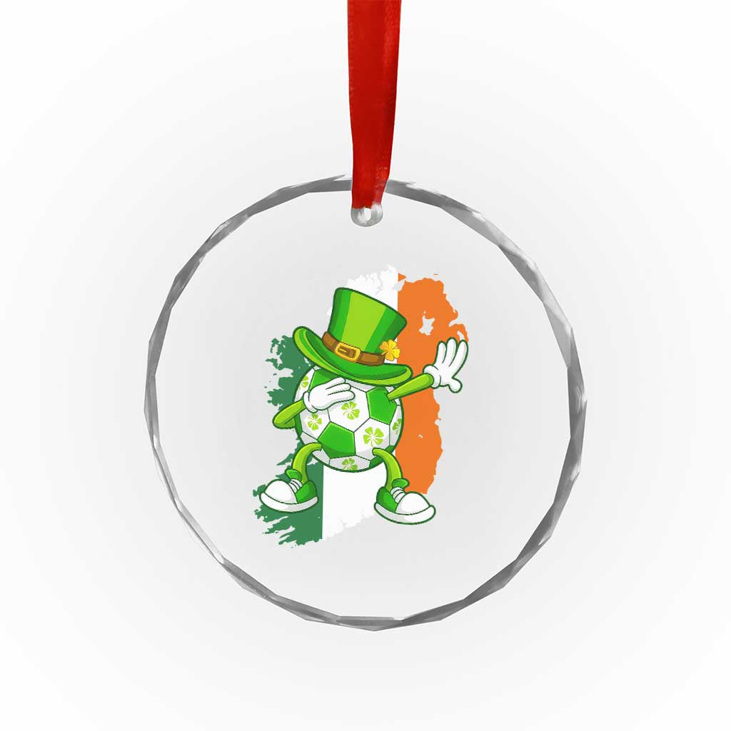Funny Dabbing Soccer Ball Crystal Glass Ornament St Patricks Day TS12 Print Your Wear