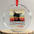 Funny Dad Dog Crystal Glass Ornament Fathers Day World's Best Farter I Mean Father TS10 Transparent Glass 3'' Circle Print Your Wear