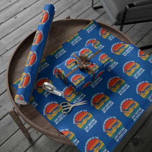 Funny Dad Wrapping Paper Roll Proud Member Of The Just Resting My Eyes Club TS14 Blue Print Your Wear