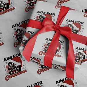 Funny Dart Player Aim For Christmas Wrapping Paper Roll Gift For Dartist TS12 White Print Your Wear