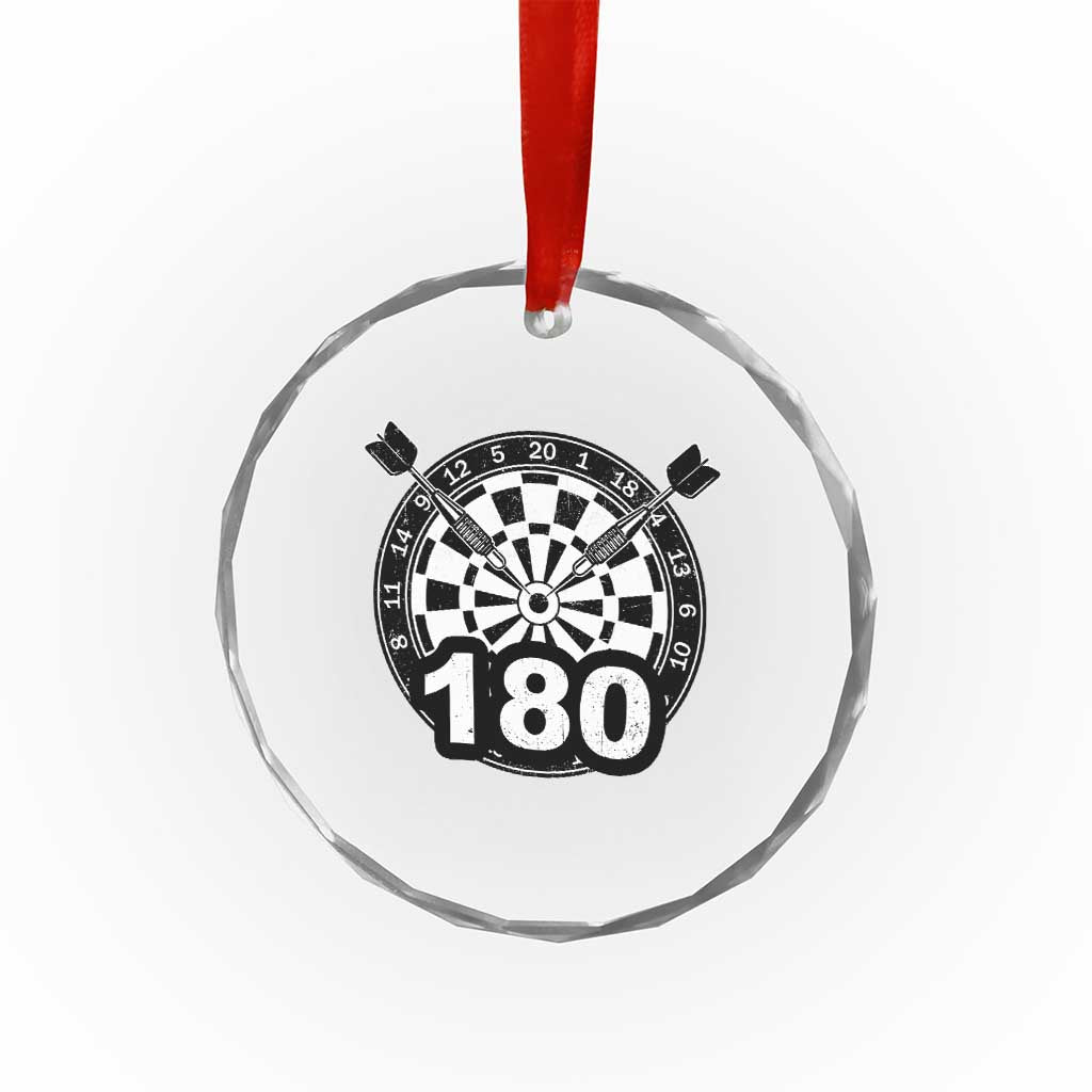 Funny Darts Max 180 Crystal Glass Ornament Dartist Darts Lover Gift TS12 Print Your Wear