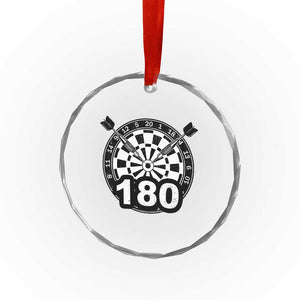 Funny Darts Max 180 Crystal Glass Ornament Dartist Darts Lover Gift TS12 Print Your Wear