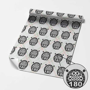 Funny Darts Max 180 Wrapping Paper Roll Dartist Darts Lover Gift TS12 Christmas Plaid Print Your Wear