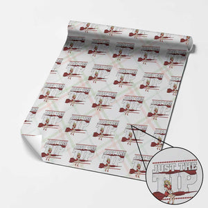 Funny Darts Player Gift Wrapping Paper Roll Just The Tip TS12 Christmas Plaid Print Your Wear