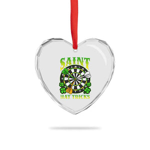 Funny Darts St Patricks Day Gift Heart Crystal Glass Ornament Saint Hat Tricks TS12 Print Your Wear