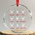 Funny Deer Hunting Crystal Glass Ornament Hunter of All Santa's Reindeer - Print Your Wear