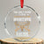 Funny Deer Hunting Husband Crystal Glass Ornament The Only Thing I Love More Than Hunting Is My Wife Letting Me Go Hunting - Print Your Wear
